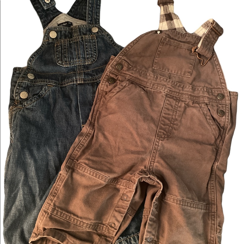 6-12 month gap and Janie and jack overalls